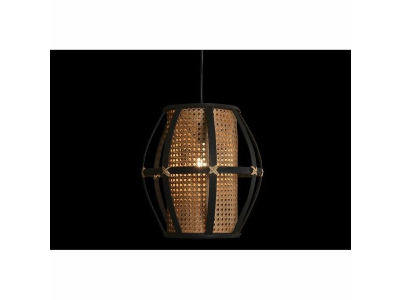 Полилей DKD Home Decor Черен Кафяв 220 V 50 W (34 x 34 x 35 cm)