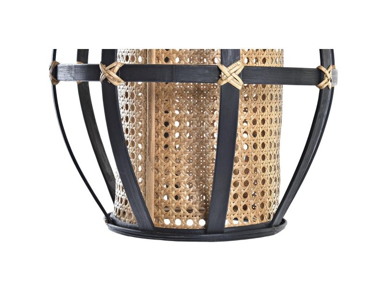 Полилей DKD Home Decor Черен Кафяв 220 V 50 W (34 x 34 x 35 cm)