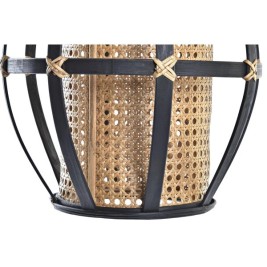 Полилей DKD Home Decor Черен Кафяв 220 V 50 W (34 x 34 x 35 cm)