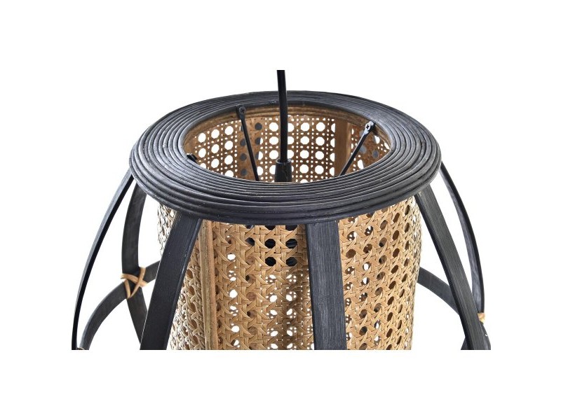 Полилей DKD Home Decor Черен Кафяв 220 V 50 W (34 x 34 x 35 cm)