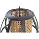Полилей DKD Home Decor Черен Кафяв 220 V 50 W (34 x 34 x 35 cm)