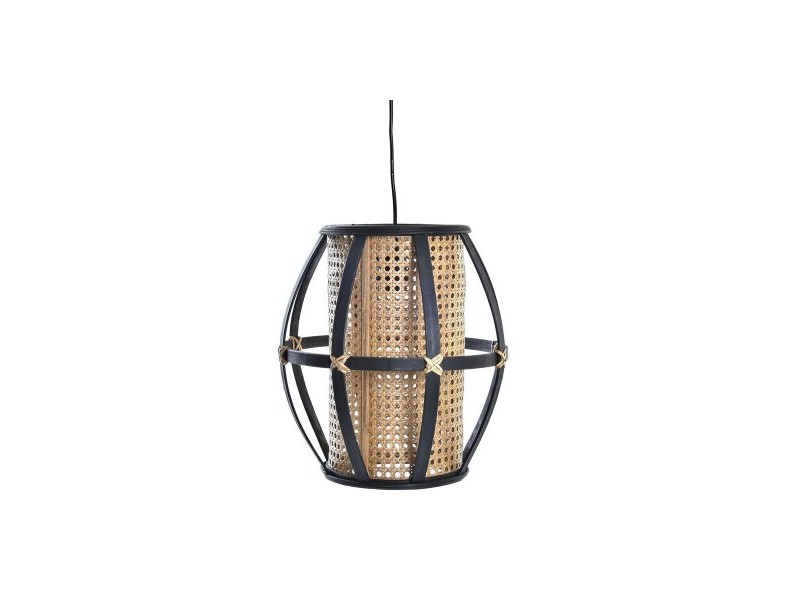 Полилей DKD Home Decor Черен Кафяв 220 V 50 W (34 x 34 x 35 cm)
