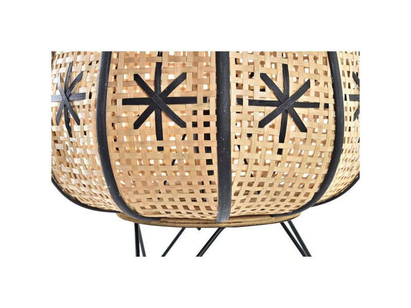 Настолна лампа DKD Home Decor Черен Метал Кафяв 220 V 50 W 37 x 37 x 47 cm Настолна лампа DKD Home Decor Черен Метал Кафяв 220 V 50 W 37 x 37 x 47 cm