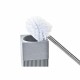 Четка за Баня DKD Home Decor Scandi Сребрист Сив Неръждаема стомана Алуминий Смола (9,5 x 9,5 x 37 cm)