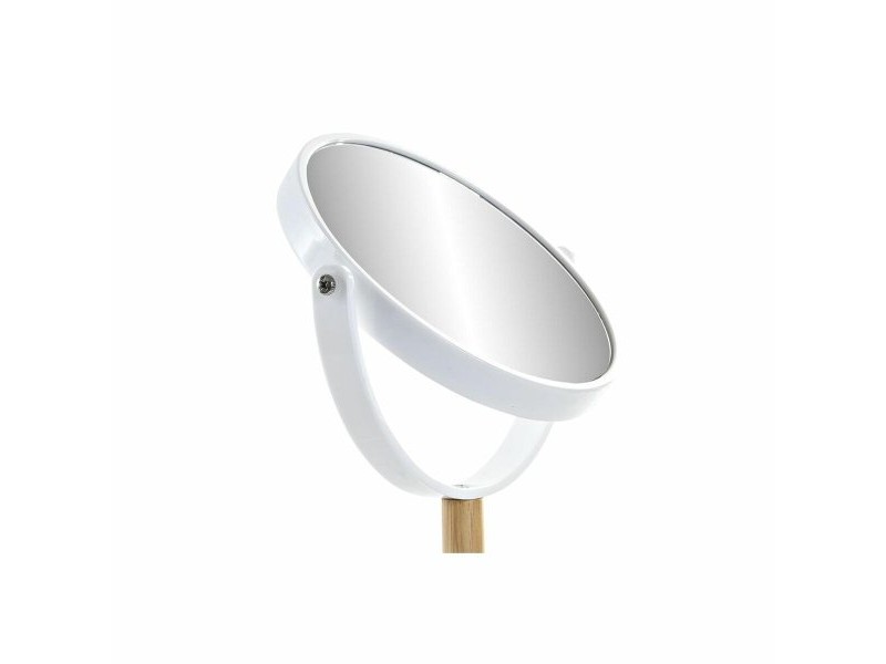 Огледало DKD Home Decor Бял Естествен Бамбук Алуминий полистирен 17 x 17 x 31 cm Огледало DKD Home Decor Бял Естествен Бамбук Алуминий полистирен 17 x 17 x 31 cm