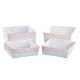 Игра на Кошници DKD Home Decor Естествено влакно Средиземноморско Boho 26 x 26 x 9 cm 8,5 cm