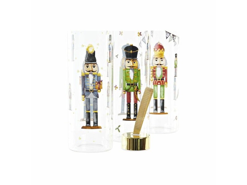 Бутилка DKD Home Decor Орехотрошачка Кристал PVC (550 ml) (3 броя)