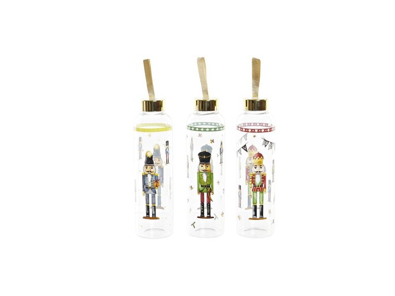 Бутилка DKD Home Decor Орехотрошачка Кристал PVC (550 ml) (3 броя)