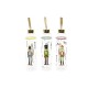 Бутилка DKD Home Decor Орехотрошачка Кристал PVC (550 ml) (3 броя)