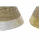 Поставка за коледно дърво DKD Home Decor влакно Морска трева (57 x 57 x 28 cm) (3 броя)