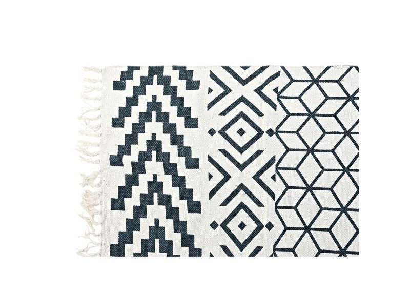 Килим DKD Home Decor Сив Бял (160 x 230 x 1 cm)