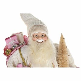 Коледна Украса DKD Home Decor Сив Розов PVC Дървен 60 x 50 x 124 cm