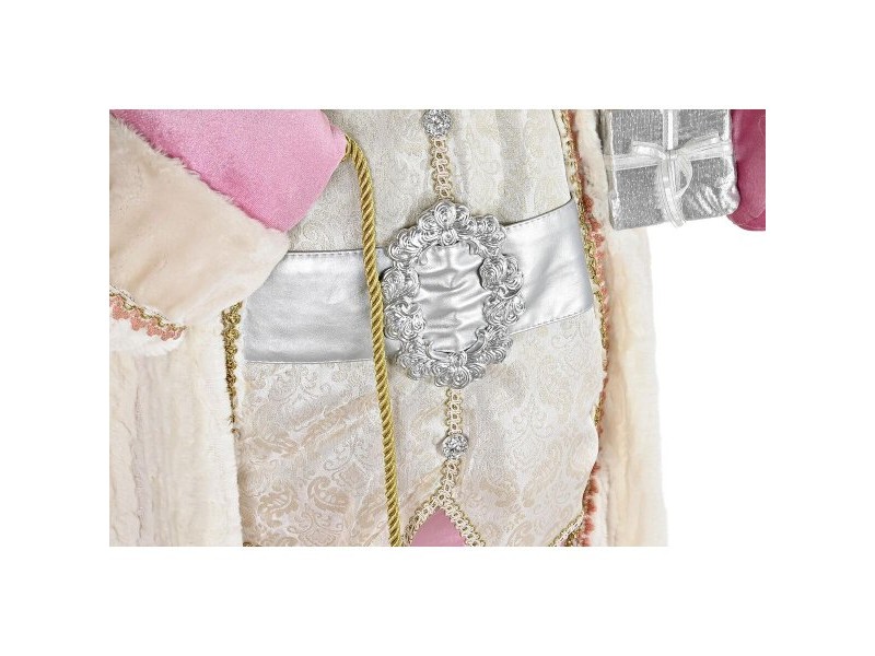 Коледна Украса DKD Home Decor Сив Розов PVC Дървен 60 x 50 x 124 cm