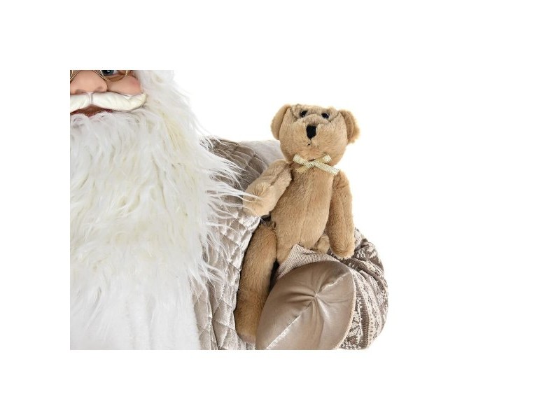 Дядо Коледа DKD Home Decor Сив Дядо Коледа 60 x 50 x 124 cm
