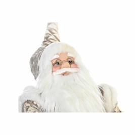 Декоративна фигурка DKD Home Decor Дядо Коледа Коледа Сив Шампанско Дървен 42 x 22 x 48 cm