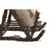 Декоративна фигурка DKD Home Decor Дядо Коледа Коледа Сив Шампанско Дървен 42 x 22 x 48 cm