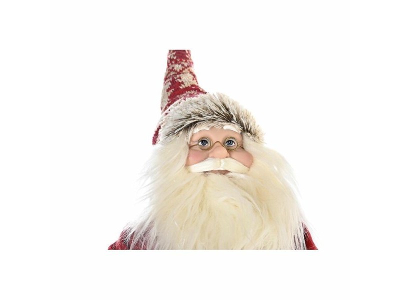 Декоративна фигурка DKD Home Decor Червен Сив Дървен Дядо Коледа 42 x 22 x 48 cm