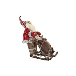 Декоративна фигурка DKD Home Decor Червен Сив Дървен Дядо Коледа 42 x 22 x 48 cm