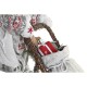 Коледна Украса DKD Home Decor Дядо Коледа Сив Дървен 42 x 22 x 48 cm