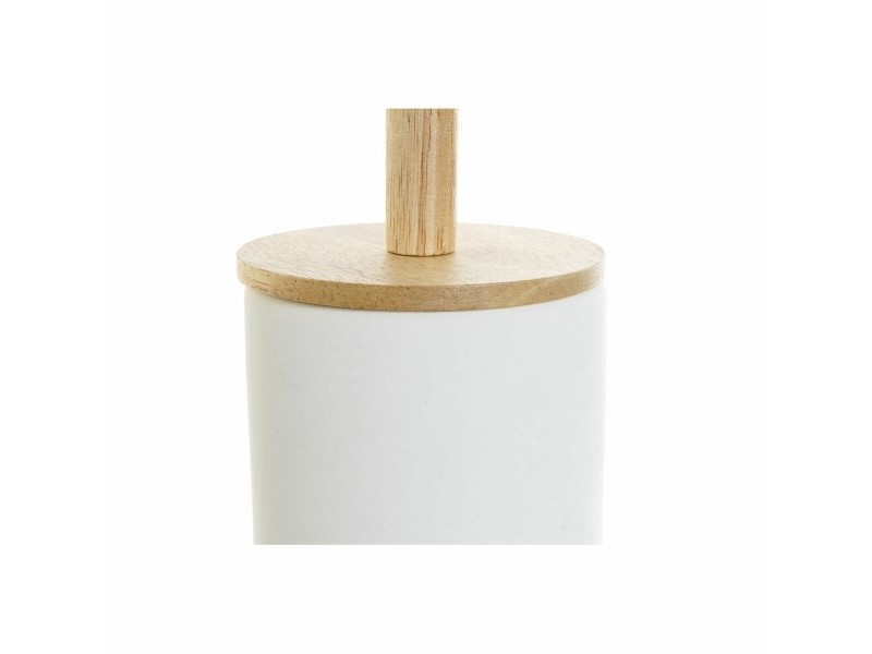 Четка за Баня DKD Home Decor 10 x 10 x 38 cm Естествен Бял Каменинов