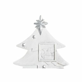 Рождествена Коледна Сцена DKD Home Decor Сребрист Кафяв Бял Смола (13,6 x 5,2 x 15,9 cm)