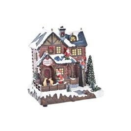 Къща за Кукли DKD Home Decor Многоцветен Музикален 25,5 x 21 x 25 cm движение LED Светлина