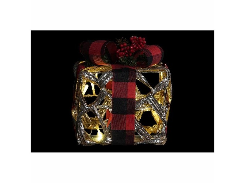 Ярка декорация DKD Home Decor Черен Червен Сребрист Пурпурин LED 25 x 25 x 30 cm (3 Части) Ярка декорация DKD Home Decor Черен Червен Сребрист Пурпурин LED 25 x 25 x 30 cm (3 Части)