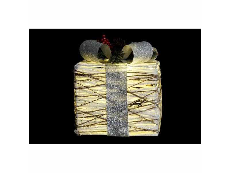 Ярка декорация DKD Home Decor Бял Сребрист LED 25 x 25 x 28 cm (3 Части) Ярка декорация DKD Home Decor Бял Сребрист LED 25 x 25 x 28 cm (3 Части)