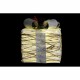 Ярка декорация DKD Home Decor Бял Сребрист LED 25 x 25 x 28 cm (3 Части) Ярка декорация DKD Home Decor Бял Сребрист LED 25 x 25 x 28 cm (3 Части)