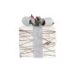 Ярка декорация DKD Home Decor Бял Сребрист LED 25 x 25 x 28 cm (3 Части) Ярка декорация DKD Home Decor Бял Сребрист LED 25 x 25 x 28 cm (3 Части)