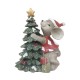Коледна Украса DKD Home Decor Мишка Смола (10 x 6,5 x 11 cm) (2 броя)