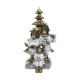 Коледна Украса DKD Home Decor Смола Деца (11,5 x 11,5 x 21 cm) (2 броя)