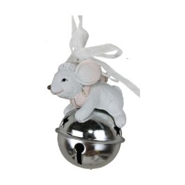 Коледна Украса DKD Home Decor Мишка Смола (7 x 4,5 x 9 cm) (6 броя)