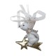 Коледна Украса DKD Home Decor Мишка Смола (7 x 4,5 x 9 cm) (6 броя)
