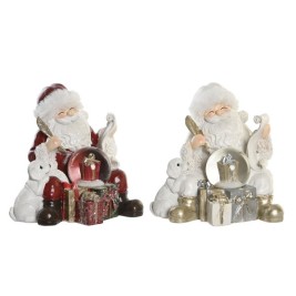 Коледна Украса DKD Home Decor Смола (2 броя) (14 x 12 x 14 cm)