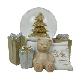 Коледна Украса DKD Home Decor Смола Мечка (11 x 9 x 9 cm) (2 броя)