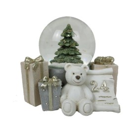 Коледна Украса DKD Home Decor Смола Мечка (11 x 9 x 9 cm) (2 броя)