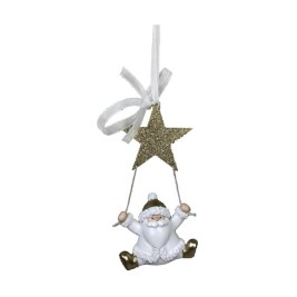 Коледна Украса DKD Home Decor Смола Дядо Коледа (6,5 x 4 x 13,5 cm) (6 броя)