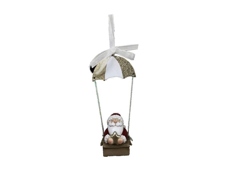 Коледна Украса DKD Home Decor Смола Дядо Коледа (6,5 x 4 x 13,5 cm) (6 броя)