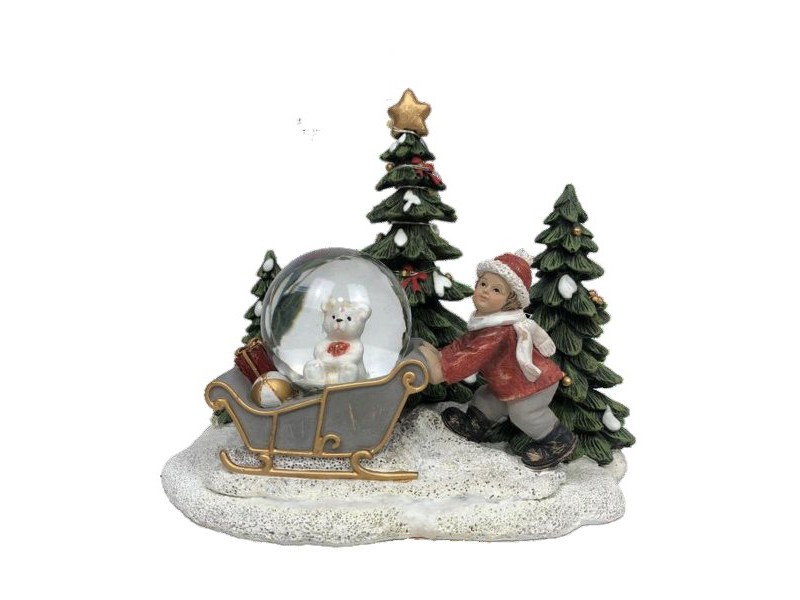 Коледна Украса DKD Home Decor Смола (16 x 12,5 x 14,5 cm) (2 броя) Коледна Украса DKD Home Decor Смола (16 x 12,5 x 14,5 cm) (2 броя)