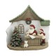 Коледна Украса DKD Home Decor Смола Дядо Коледа (19 x 9,5 x 18 cm) (2 броя)