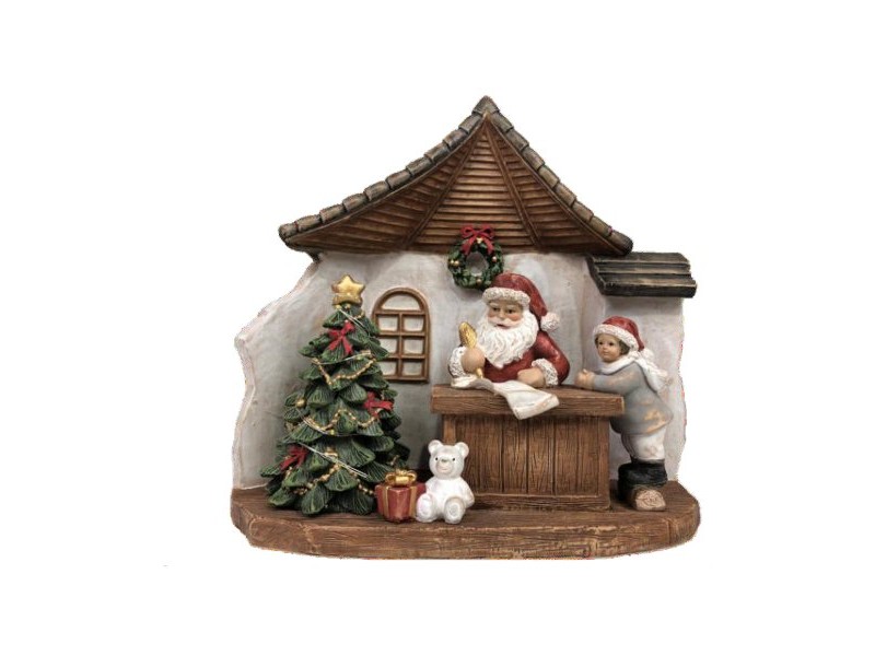 Коледна Украса DKD Home Decor Смола Дядо Коледа (19 x 9,5 x 18 cm) (2 броя) Коледна Украса DKD Home Decor Смола Дядо Коледа (19 x 9,5 x 18 cm) (2 броя)