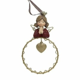 Коледна Украса DKD Home Decor Смола Кръгове (9 x 3 x 13,5 cm) (6 броя)
