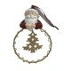 Коледна Украса DKD Home Decor Смола Кръгове (9 x 3 x 13,5 cm) (6 броя)