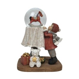 Коледна Украса DKD Home Decor Смола (12,5 x 9,5 x 16 cm) (2 броя)