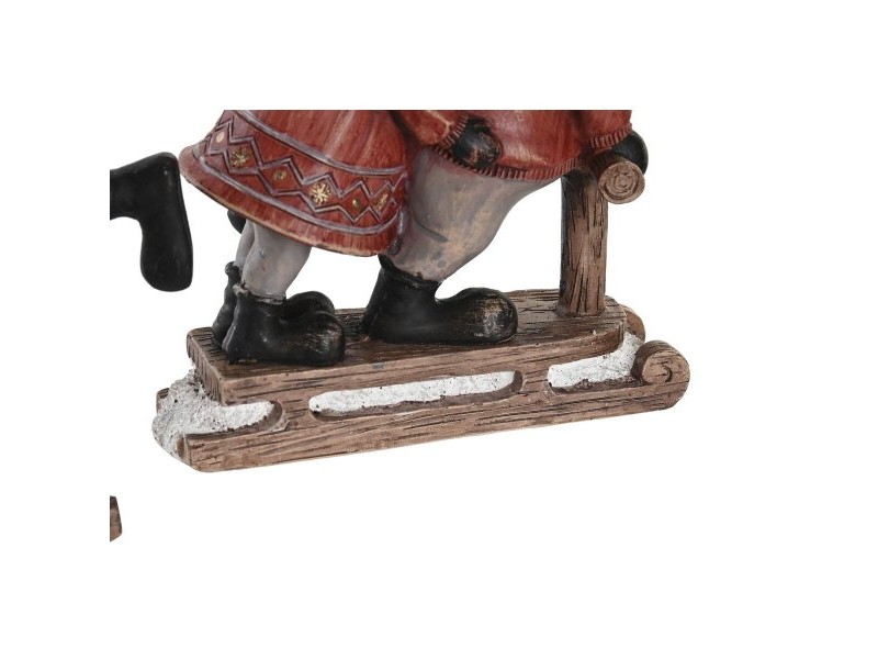 Коледна Украса DKD Home Decor Смола Царица (13 x 6 x 18 cm) (4 броя)