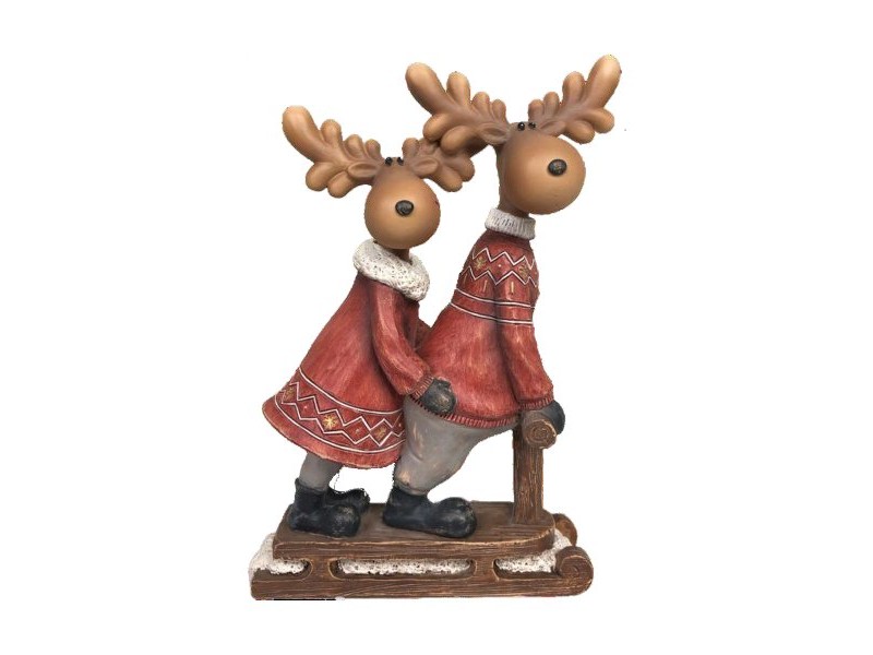 Коледна Украса DKD Home Decor Смола Царица (13 x 6 x 18 cm) (4 броя)