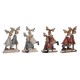 Коледна Украса DKD Home Decor Смола Царица (13 x 6 x 18 cm) (4 броя)