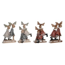 Коледна Украса DKD Home Decor Смола Царица (13 x 6 x 18 cm) (4 броя)