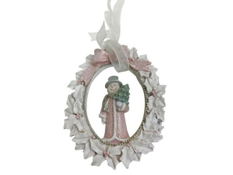 Коледна Украса DKD Home Decor Смола (7 x 1 x 9 cm) (6 броя)